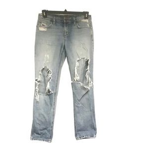 Joe's Vtg Reserve Boyfriend Distressed Light Wash Jeans Size 25